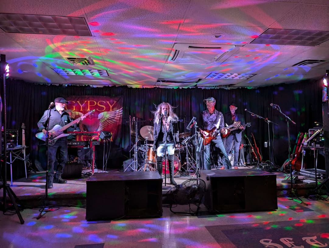 Gypsy Heart performing at South Erie Turners on New Year's Eve 2024